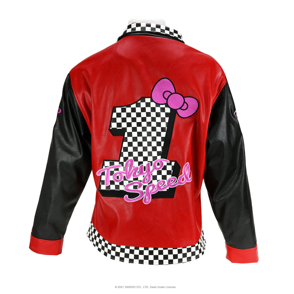 Hello Kitty® Tokyo Speed Red Moto Jacket (PRE-ORDER) - Kidrobot