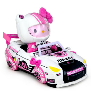 Hello Kitty® and Friends Tokyo Speed Racer Hello Kitty 13" Interactive Plush - Kidrobot - Shop Designer Art Toys at Kidrobot.com