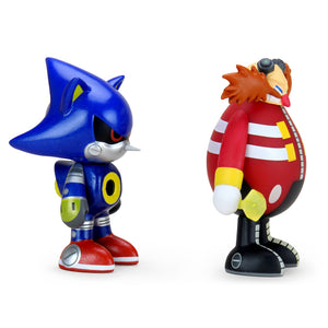 Sonic the Hedgehog 3" Vinyl Figure Dr. Robotnic and Metal Sonic 2-Pack (PRE-ORDER) - Kidrobot - Designer Art Toys