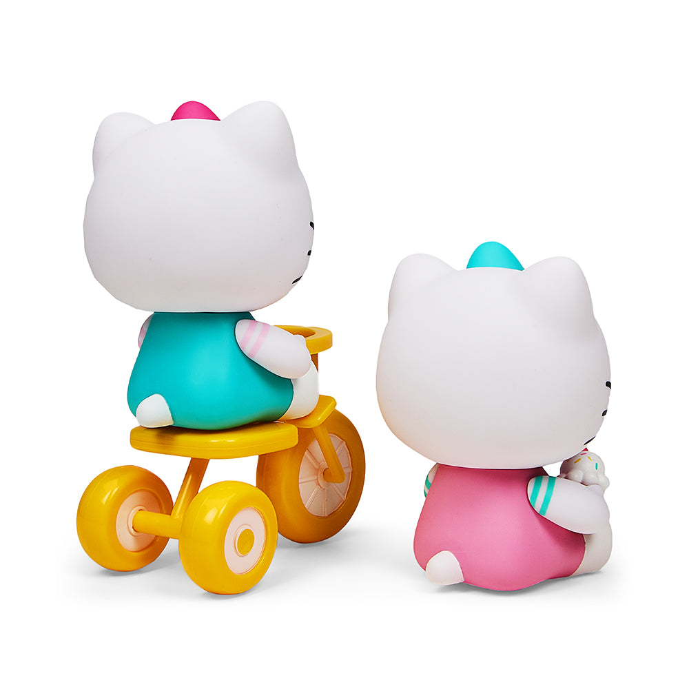 Hello Kitty® Tricycle and Ice Cream Play Theme 4.5” Vinyl Figure 2-Pack Set by Kidrobot - Kidrobot - Shop Designer Art Toys at Kidrobot.com