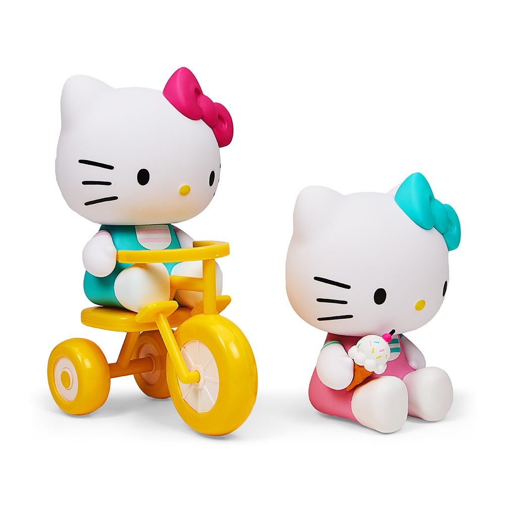 Hello Kitty® Tricycle and Ice Cream Play Theme 4.5” Vinyl Figure 2-Pack Set by Kidrobot - Kidrobot - Shop Designer Art Toys at Kidrobot.com