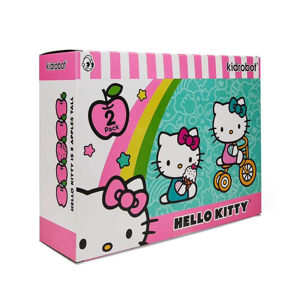 Hello Kitty® Tricycle and Ice Cream Play Theme 4.5” Vinyl Figure 2-Pack Set by Kidrobot - Kidrobot - Shop Designer Art Toys at Kidrobot.com