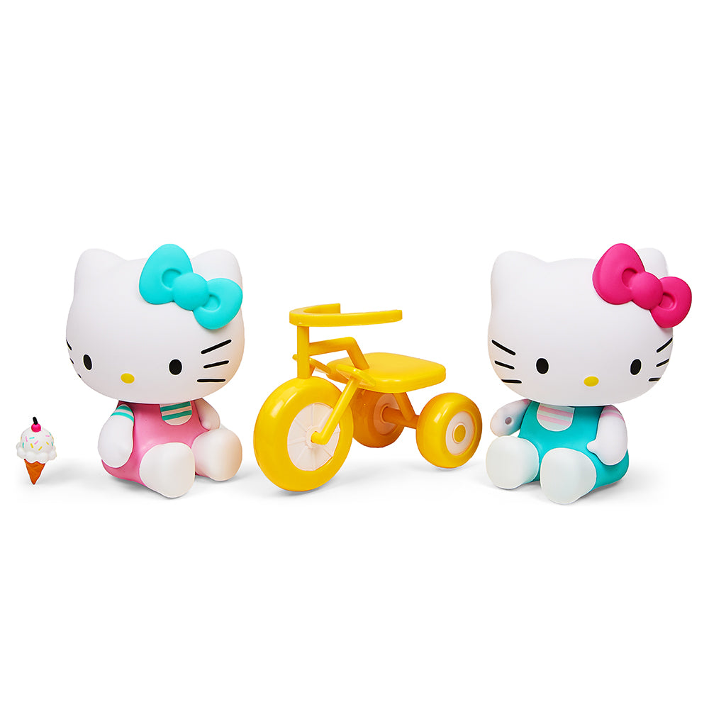 Hello Kitty® Tricycle and Ice Cream Play Theme 4.5” Vinyl Figure 2-Pack Set by Kidrobot - Kidrobot - Shop Designer Art Toys at Kidrobot.com