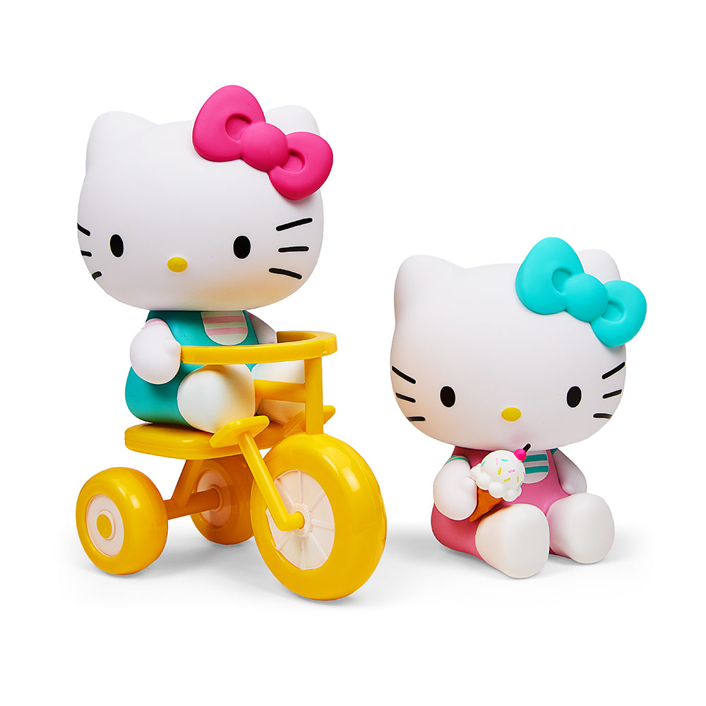 Hello Kitty® Tricycle and Ice Cream Play Theme 4.5” Vinyl Figure 2-Pack Set by Kidrobot - Kidrobot - Shop Designer Art Toys at Kidrobot.com