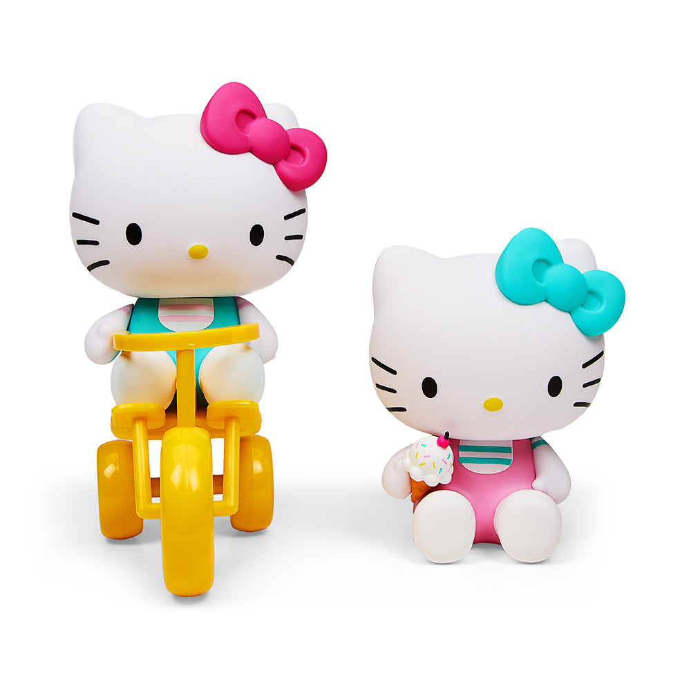 Hello Kitty® Tricycle and Ice Cream Play Theme 4.5” Vinyl Figure 2-Pack Set by Kidrobot - Kidrobot - Shop Designer Art Toys at Kidrobot.com