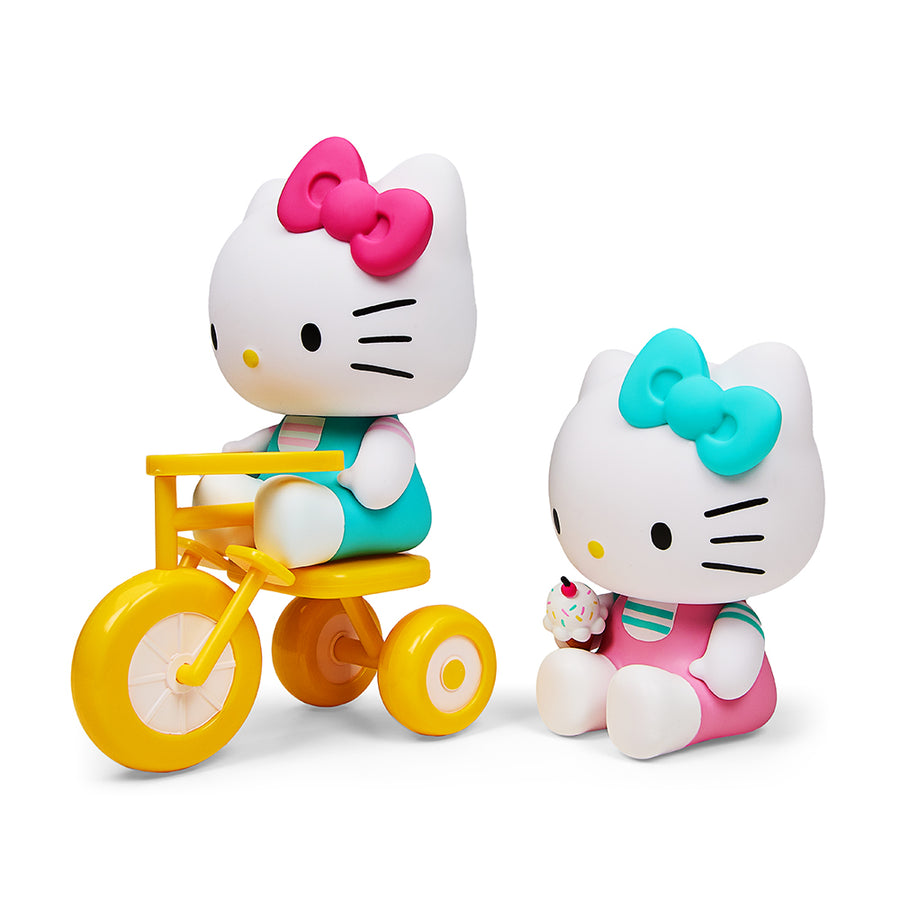 Hello Kitty® Tricycle and Ice Cream Play Theme 4.5” Vinyl Figure 2-Pac ...