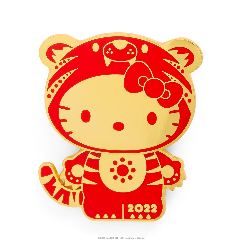 Hello Kitty® Year of the Tiger Enamel Pin by Kidrobot (PRE-ORDER) - Kidrobot - Shop Designer Art Toys at Kidrobot.com