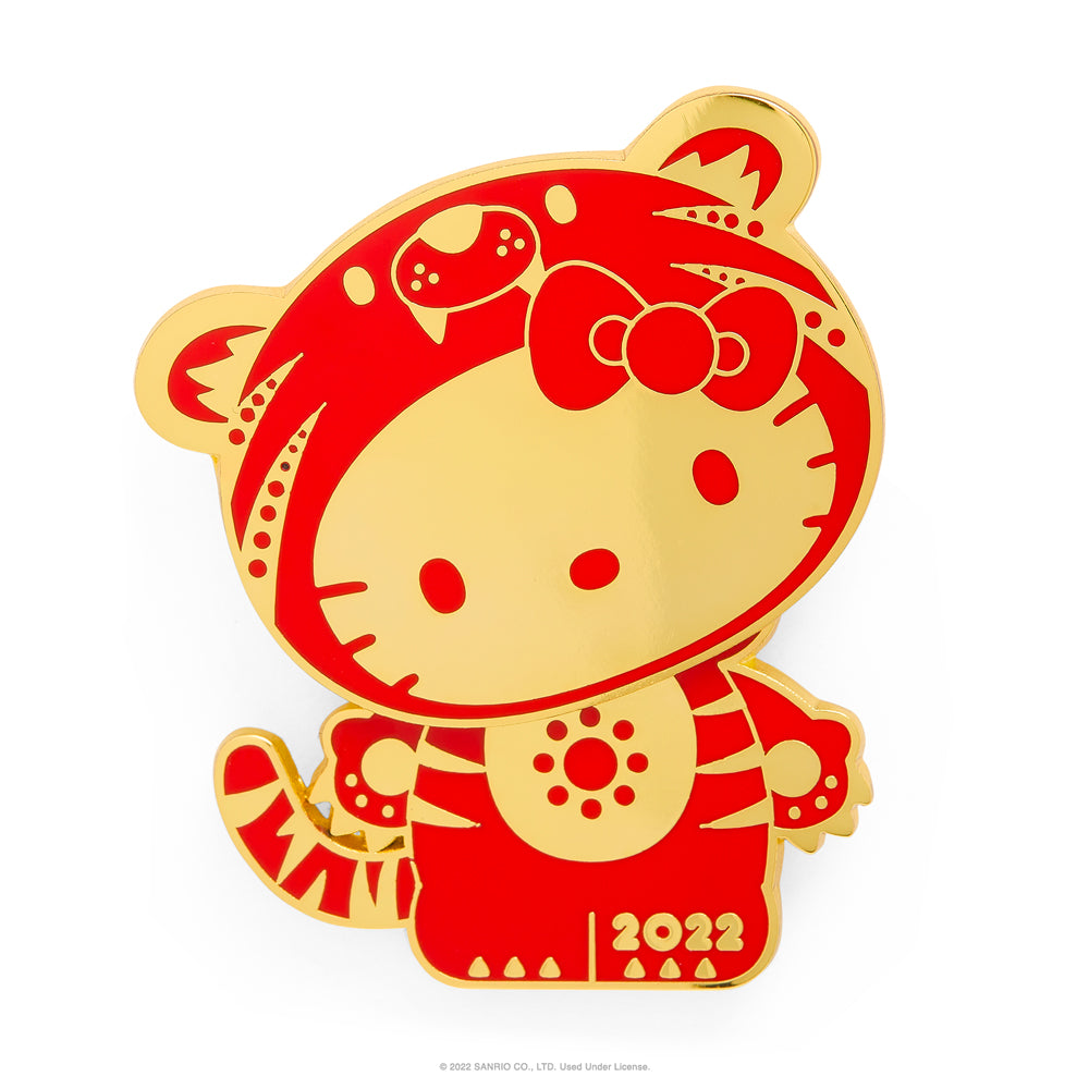 Hello Kitty® Year of the Tiger Enamel Pin by Kidrobot (PRE-ORDER) - Kidrobot - Shop Designer Art Toys at Kidrobot.com