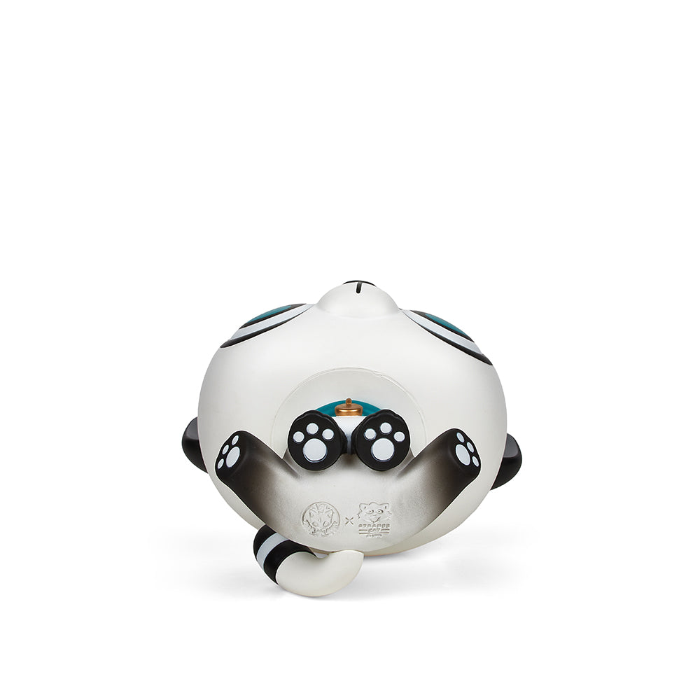 DeerCat & Friends™ Sitting DeerCat 7” Vinyl Art Figure by Amber Aki Huang – Exclusive Panda Edition (Limited Edition of 100) - Kidrobot - Shop Designer Art Toys at Kidrobot.com