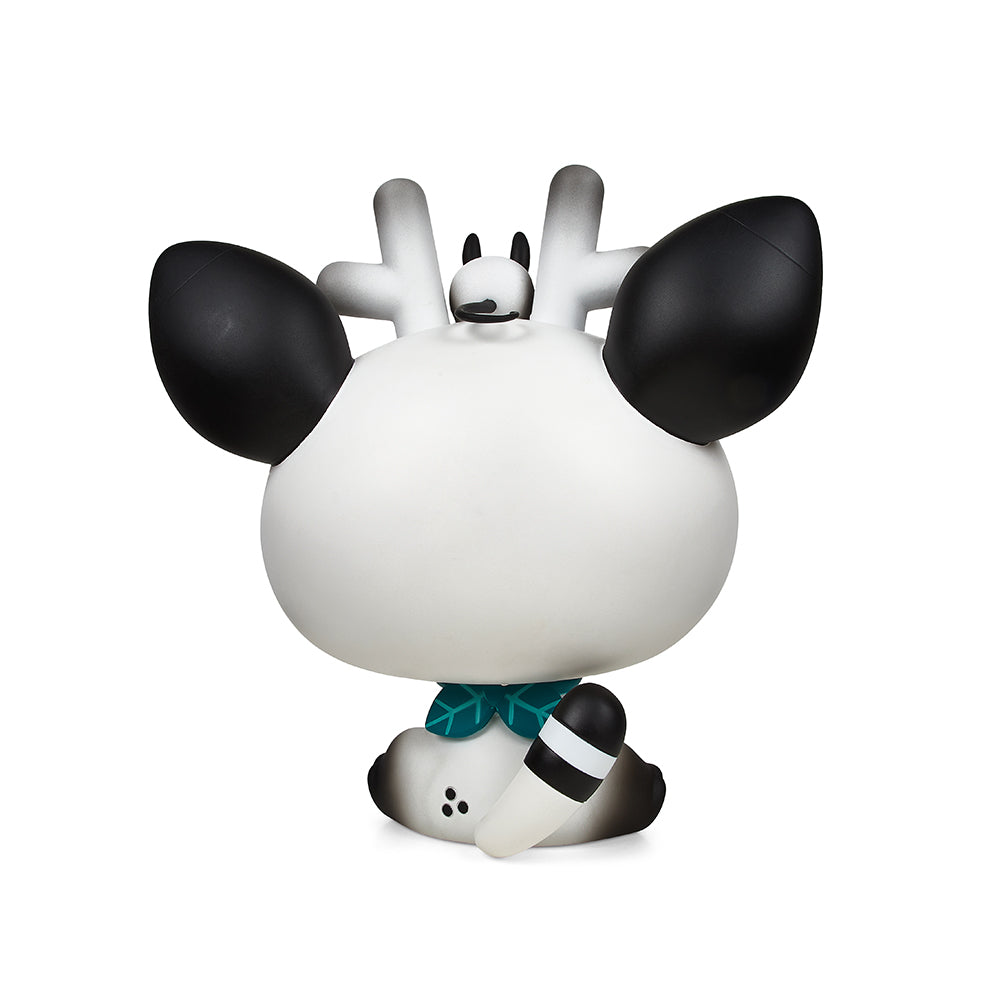 DeerCat & Friends™ Sitting DeerCat 7” Vinyl Art Figure by Amber Aki Huang – Exclusive Panda Edition (Limited Edition of 100) - Kidrobot - Shop Designer Art Toys at Kidrobot.com