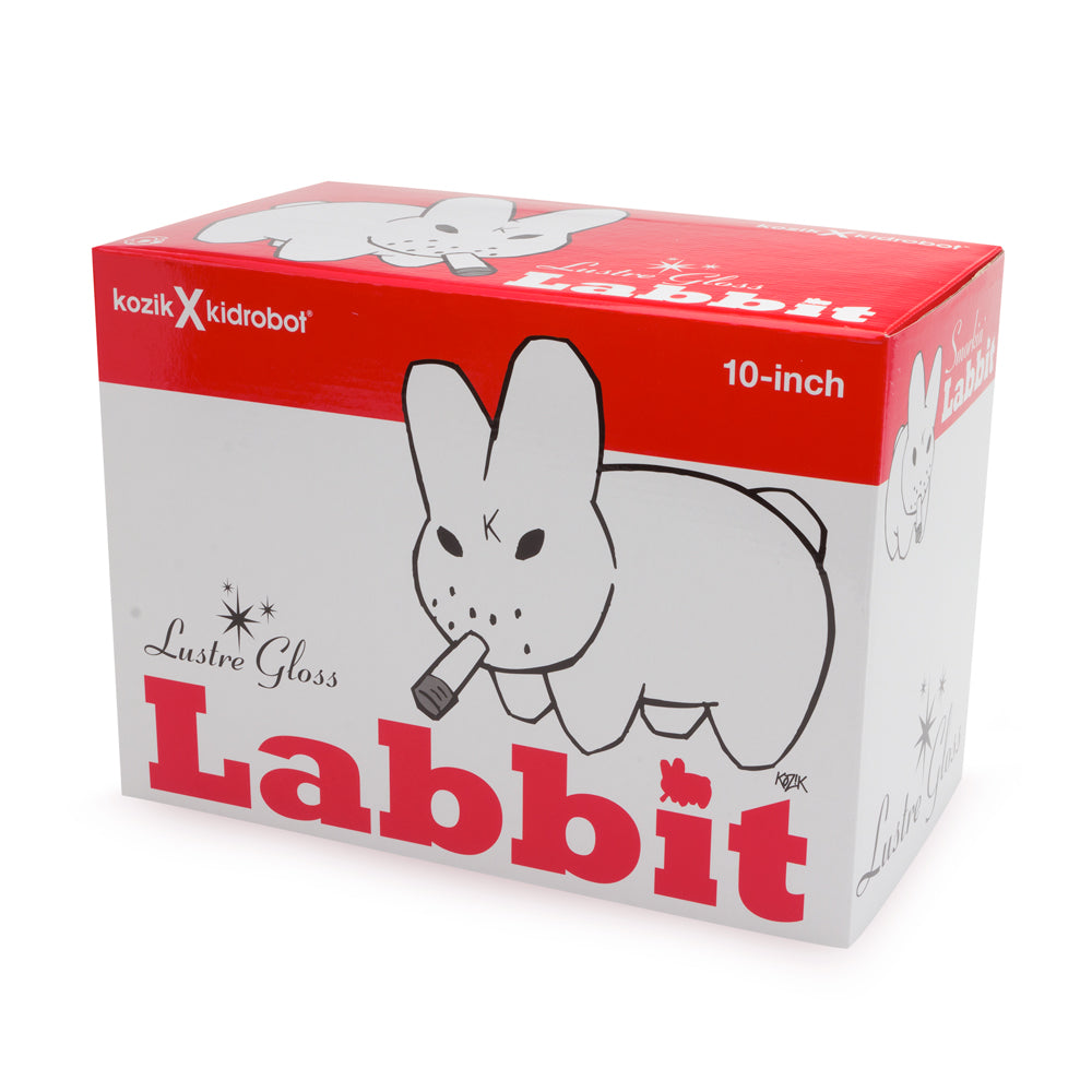 Smorkin Labbit 10" Vinyl Figure by Frank Kozik - Lustre Gloss Red Edition (PRE-ORDER) - Kidrobot