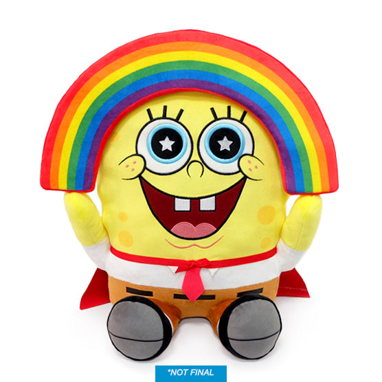 SpongeBob SquarePants Rainbow 16" HugMe Vibrating Plush (PRE-ORDER) - Kidrobot - Designer Art Toys