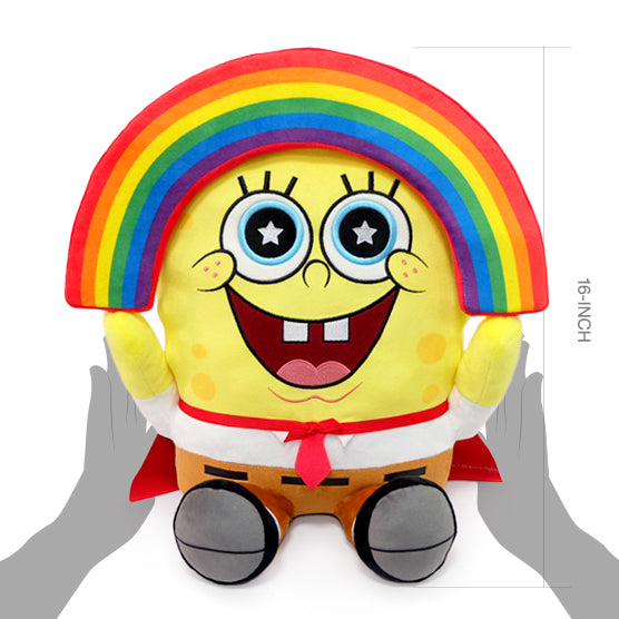 SpongeBob SquarePants Rainbow 16" HugMe Vibrating Plush (PRE-ORDER) - Kidrobot - Designer Art Toys