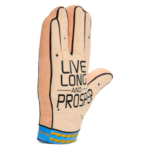 Star Trek Live Long & Prosper 15" Plush Hand Pillow (PRE-ORDER) - Kidrobot - Shop Designer Art Toys at Kidrobot.com