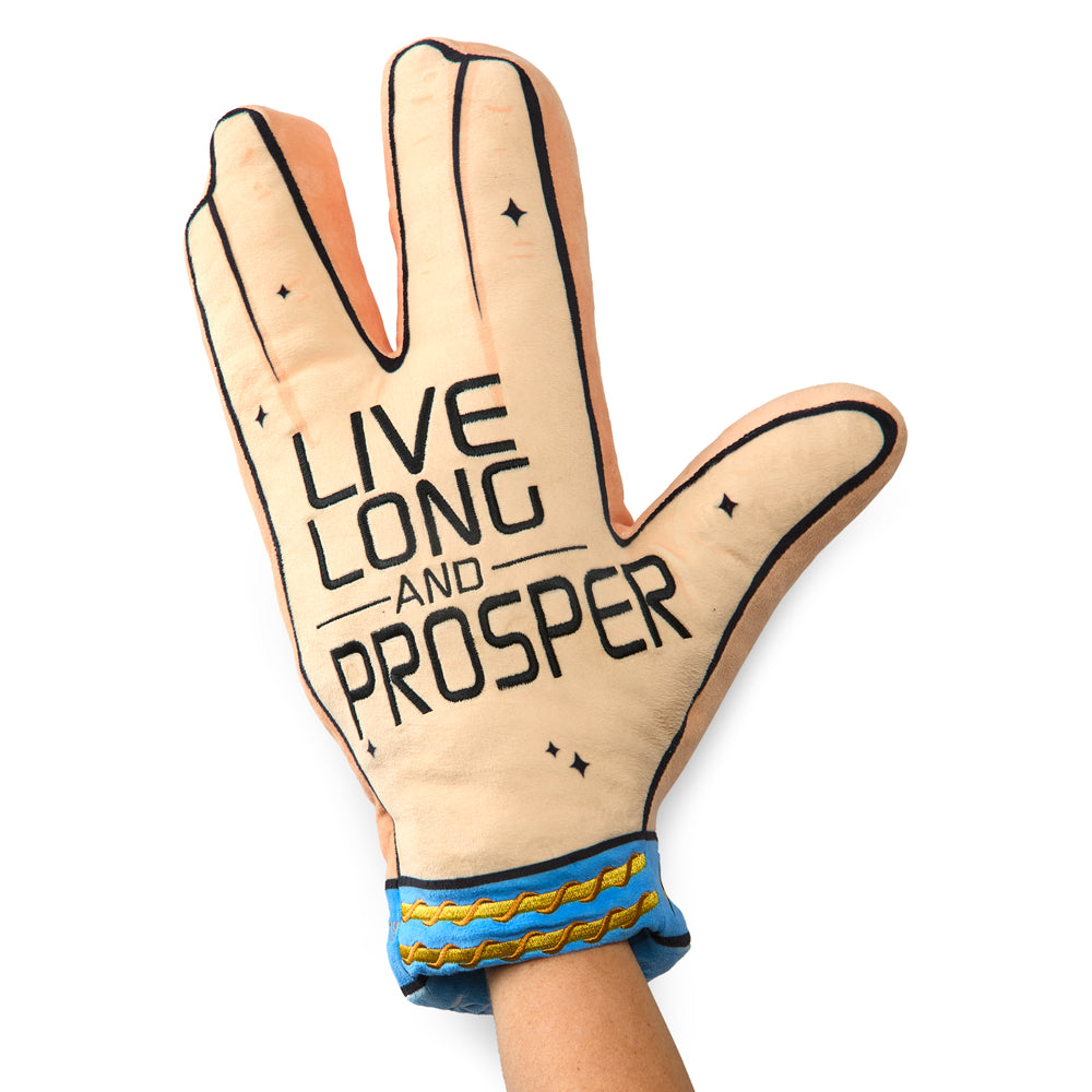 Star Trek Live Long & Prosper 15" Plush Hand Pillow (PRE-ORDER) - Kidrobot - Shop Designer Art Toys at Kidrobot.com