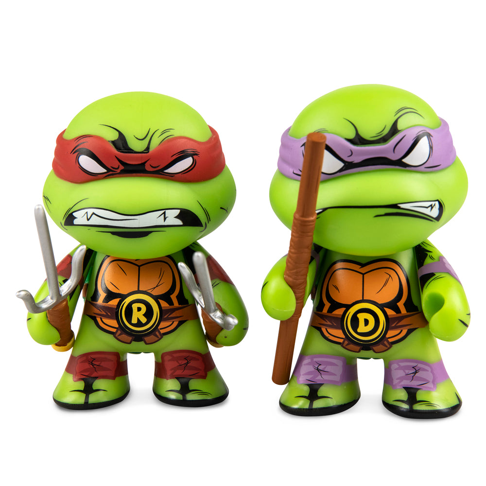 Teenage Mutant Ninja Turtles Raphael & Donatello 3" Vinyl Figure 2-pack - Kidrobot - Shop Designer Art Toys at Kidrobot.com