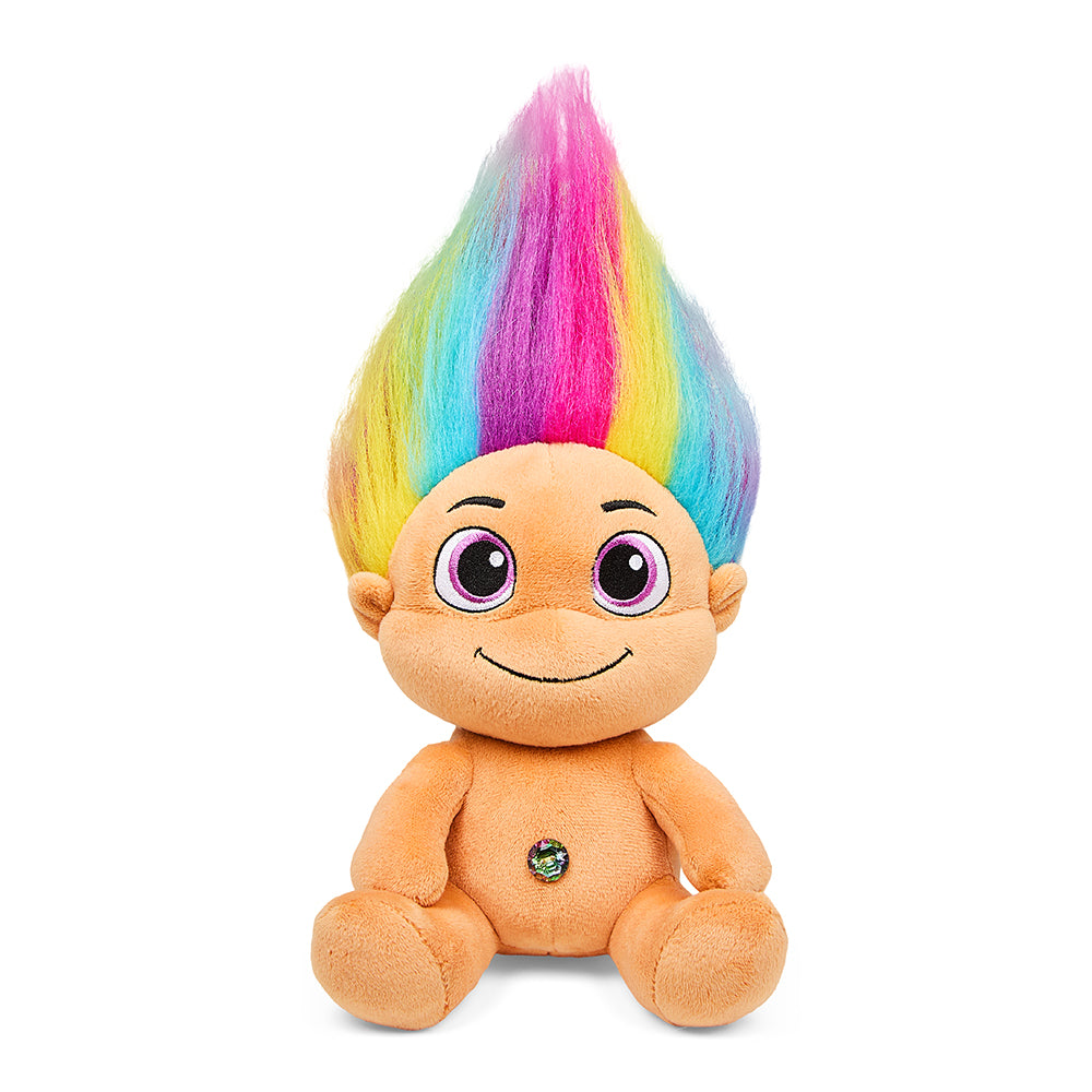 Trolls - Peach Troll with Rainbow Hair 8" Phunny Plush - Kidrobot - Shop Designer Art Toys at Kidrobot.com