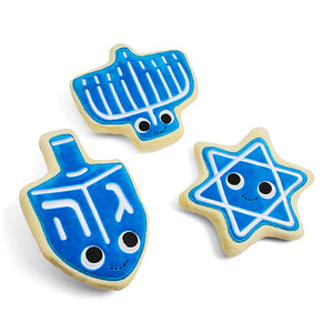 Yummy World Hanukkah Cookies 6" Plush Set of Three (PRE-ORDER) - Kidrobot - Shop Designer Art Toys at Kidrobot.com