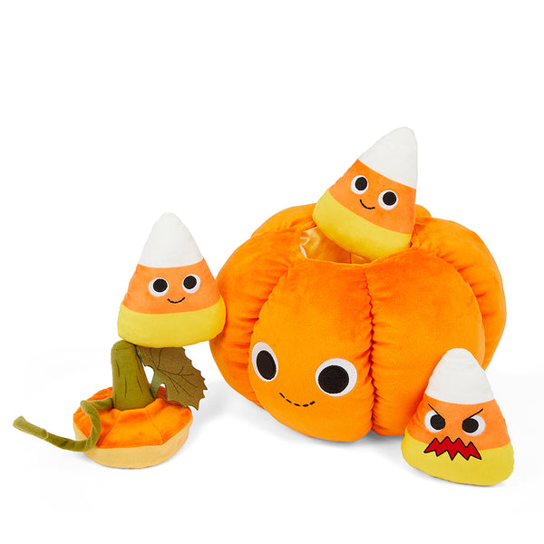 Pumpkinsさん専用 Yummy World Jack O'Lantern Interactive Pumpkin Plush with Candy