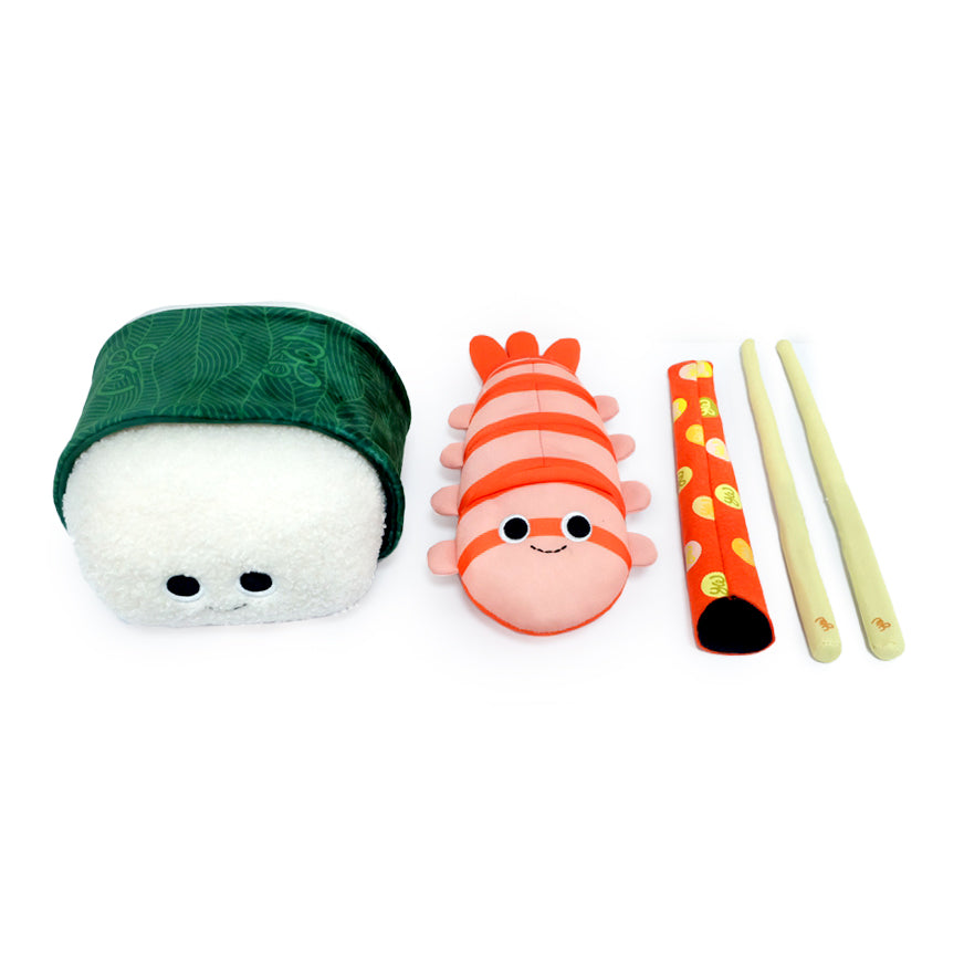 Yummy World Bubba the Shrimp Nigiri Sushi Plush (PRE-ORDER) - Kidrobot - Designer Art Toys