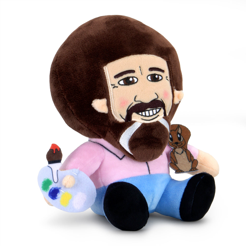 Bob Ross with Peapod 8" Plush Phunny - Kidrobot - Designer Art Toys