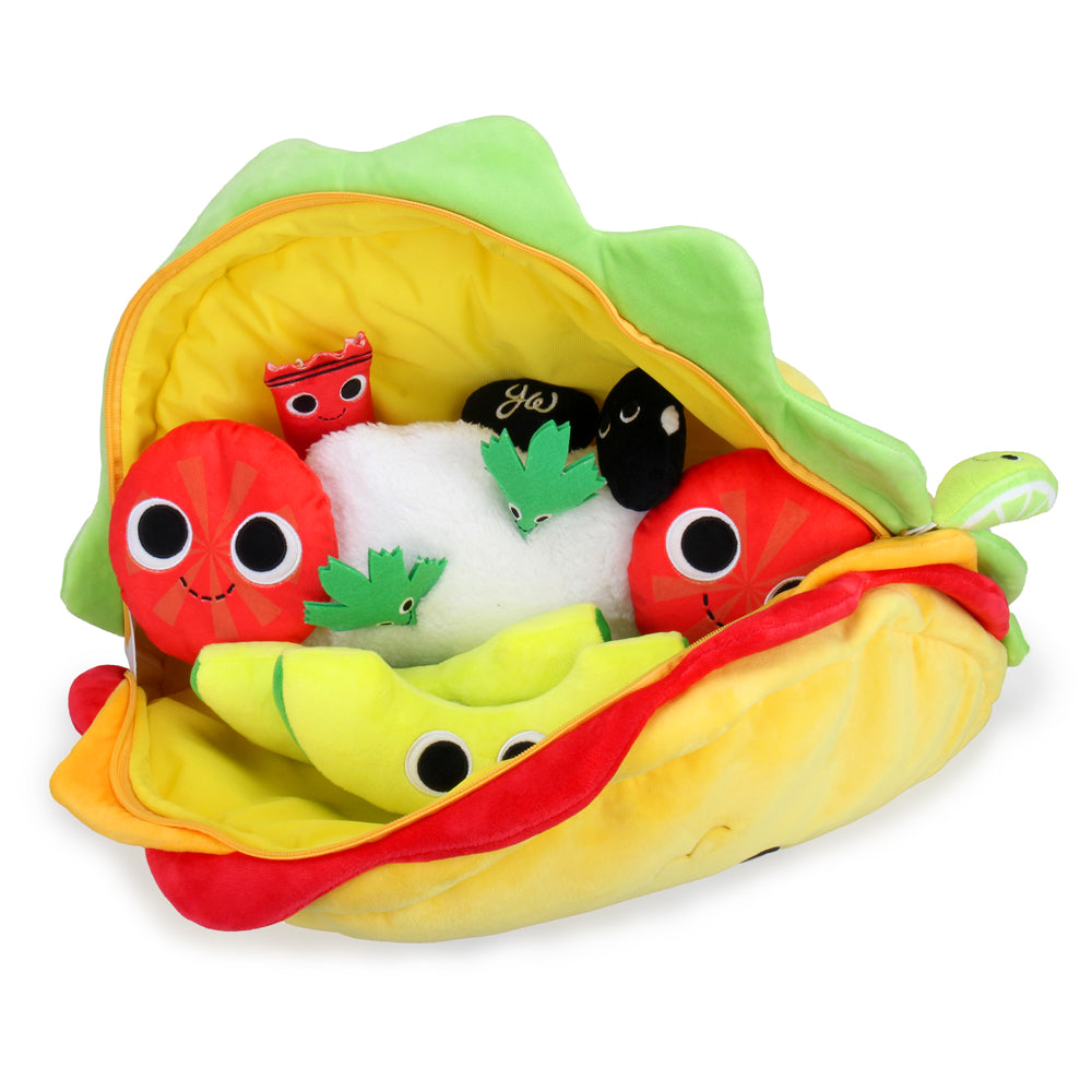 Yummy World XL Victorio Veggie Taco Plush Set - Kidrobot - Designer Art Toys