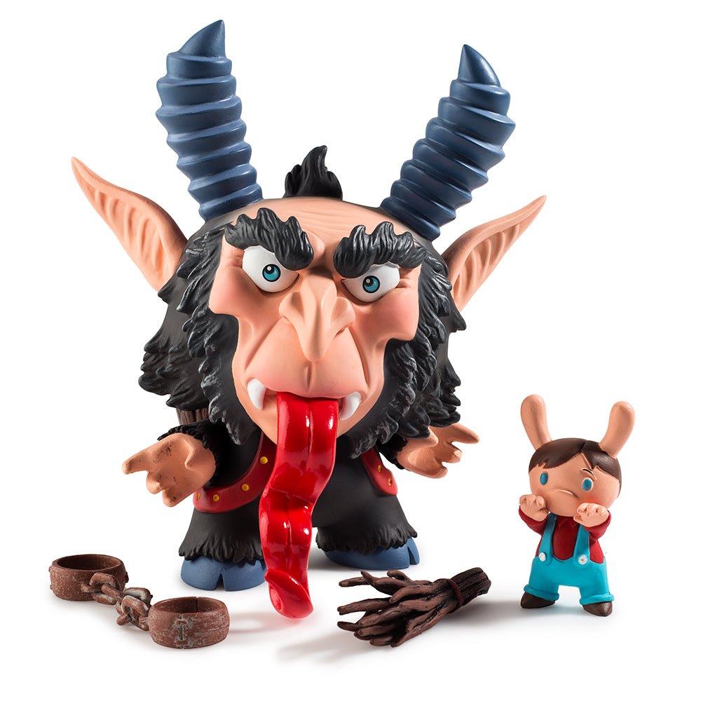 Limited Edition KRAMPUS Dunny 5" Art Figure by Scott Tolleson - Kidrobot - Shop Designer Art Toys at Kidrobot.com