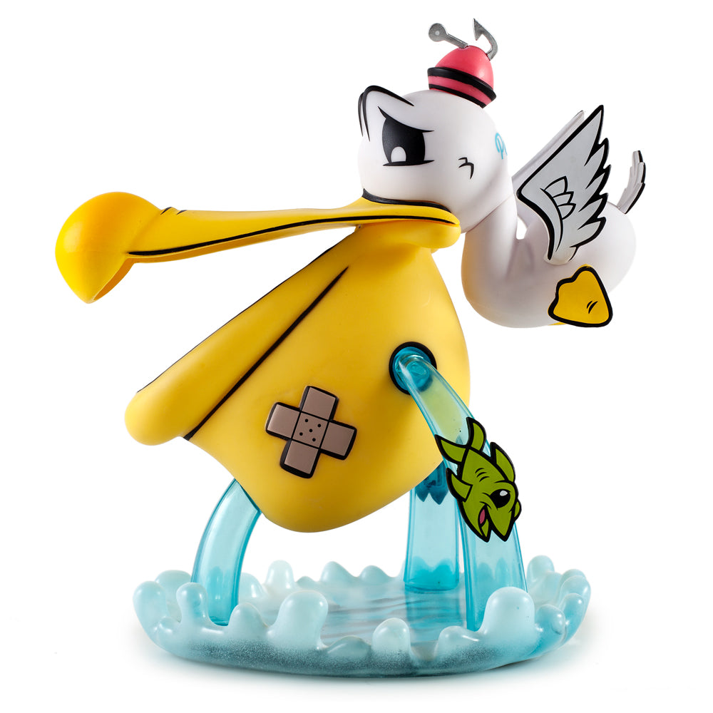 Pelican't 8" Vinyl Art Figure by Joe Ledbetter - Kidrobot - Designer Art Toys