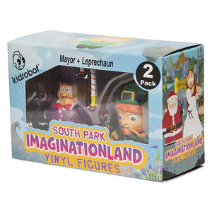South Park Imaginationland Mayor and Leprechaun 3" Vinyl Figure 2-Pack - Kidrobot - Shop Designer Art Toys at Kidrobot.com