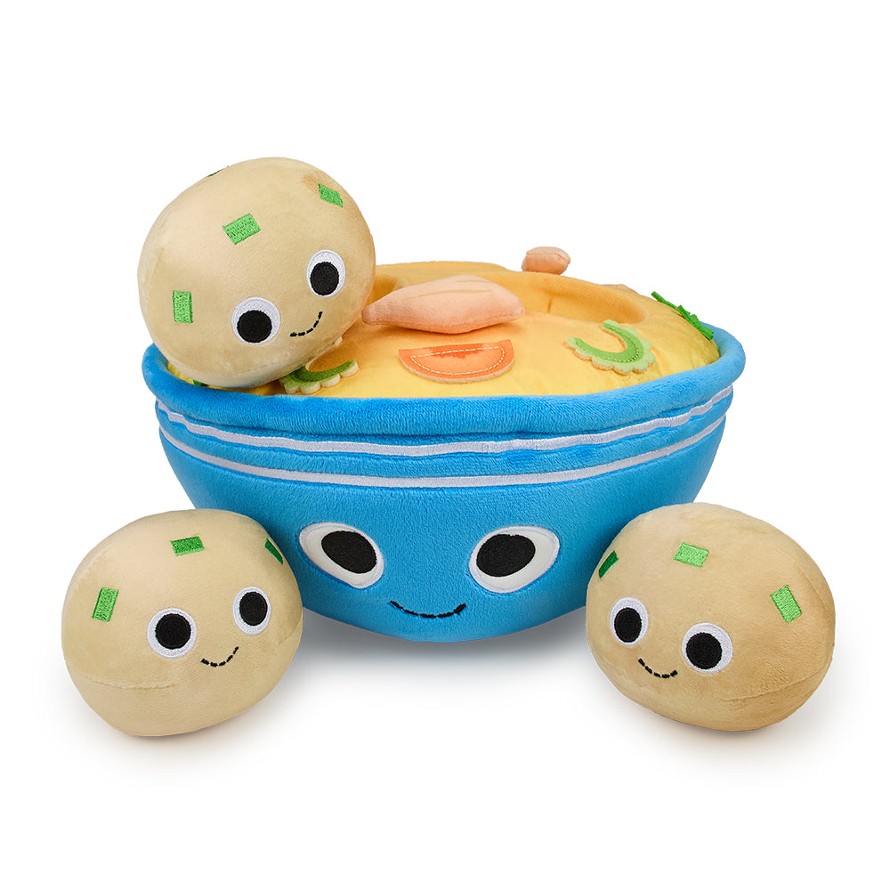 Yummy World Matzo Ball Soup 10" Interactive Plush (PRE-ORDER) - Kidrobot - Shop Designer Art Toys at Kidrobot.com
