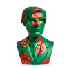 Andy Warhol 12-inch vinyl art sculpture of The Bust with dollar sign edition, limited to 200, showing the iconic figure in bold design.
