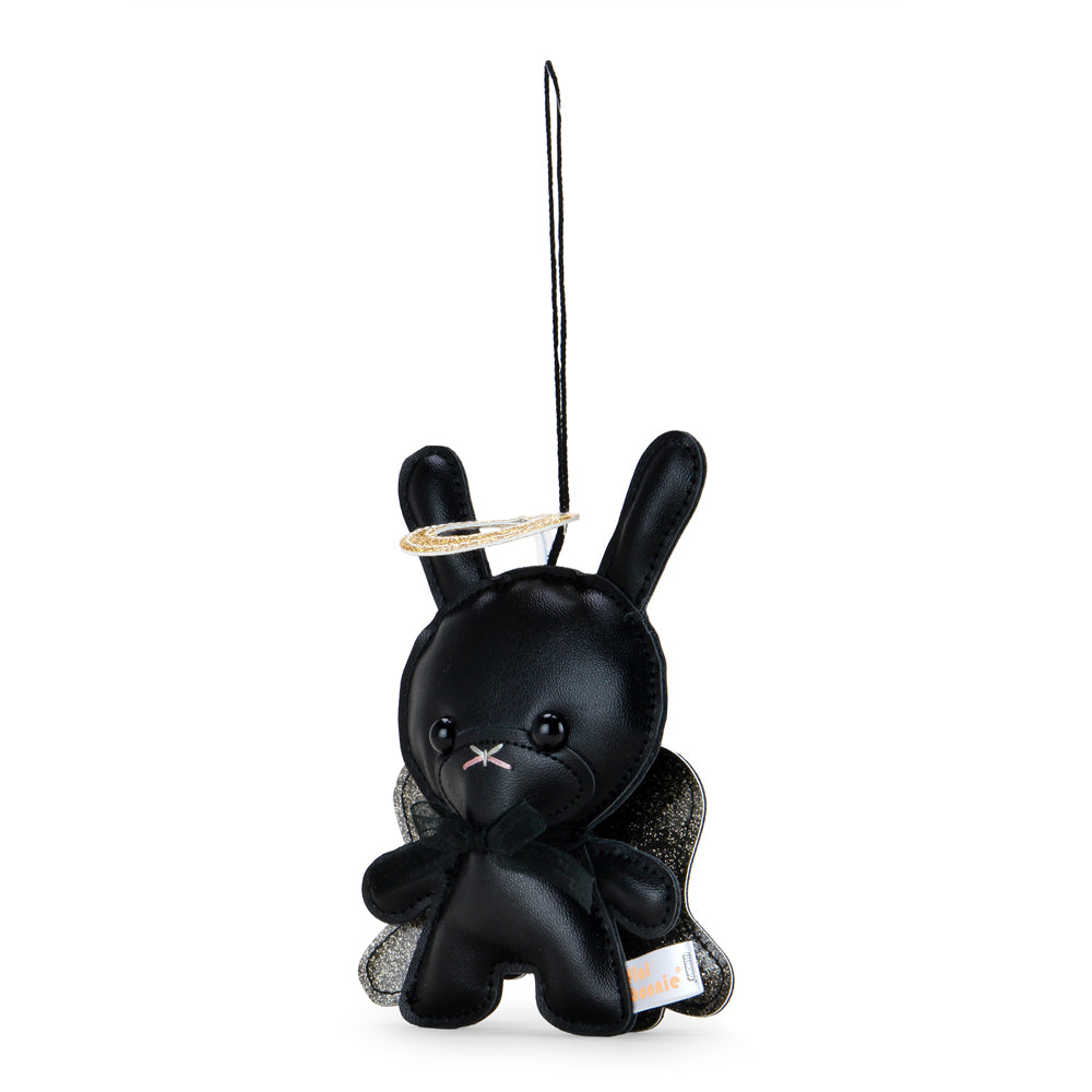 Flat Bonnie plush Annual Holiday Dunny 5-inch ornament in the exclusive Dreamy Edition with festive holiday design.