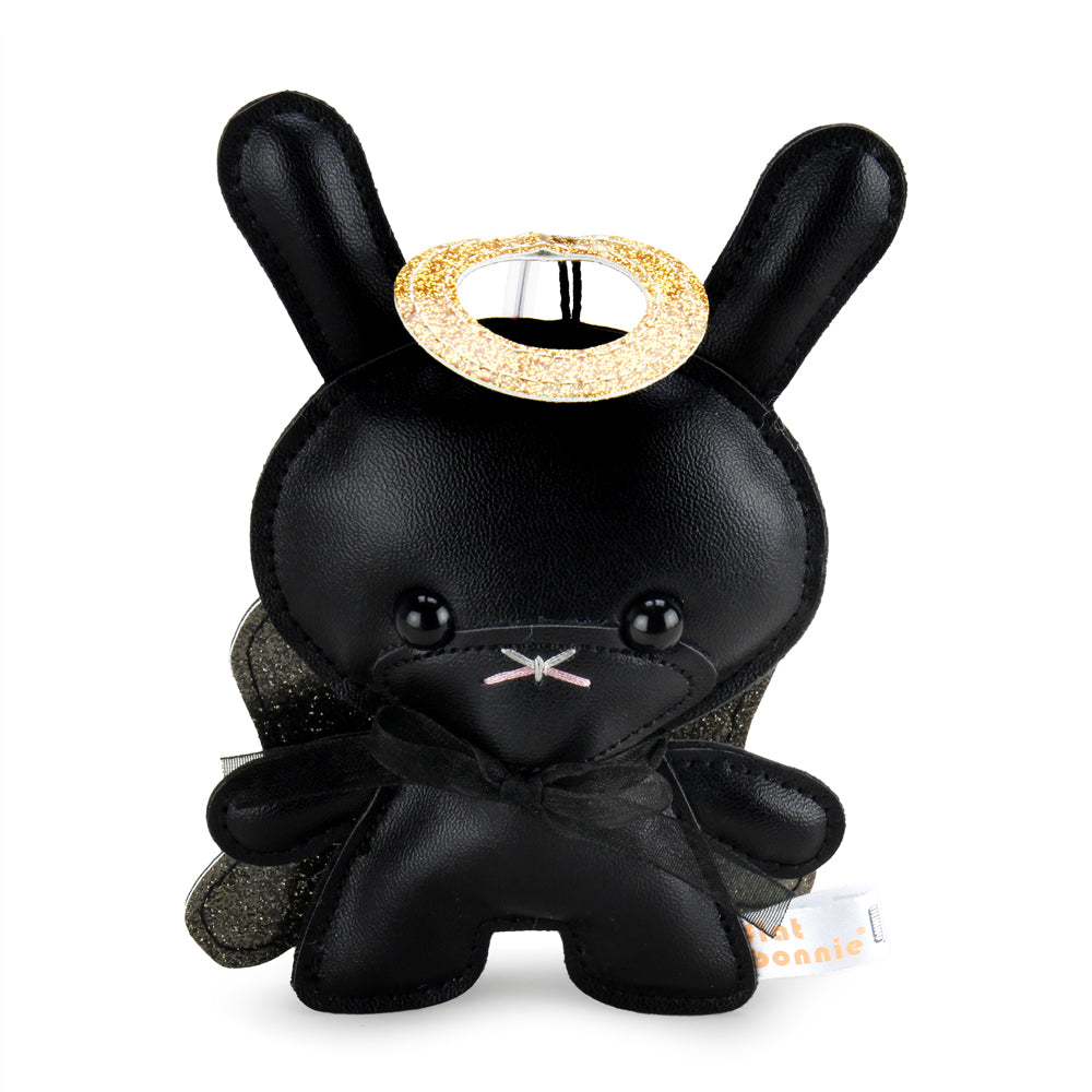 Flat Bonnie plush Annual Holiday Dunny 5-inch ornament in dreamy exclusive edition, featuring soft fabric and holiday-themed design.