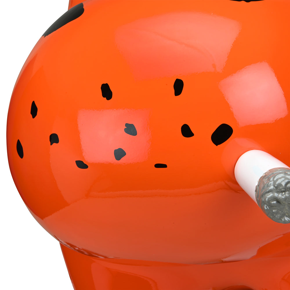 Kidrobot Art Giant Buddies 4 Lyfe Smorkin' Labbit Stool in fiberglass, showcasing a bold, cartoon-style Labbit design.