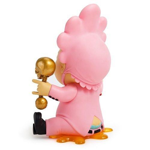 Baby Huey 8-inch art figure by Frank Kozik, gray vinyl sculpture showcasing detailed cartoon character design.