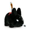 Black edition Backstab Smorkin Labbit 14-inch plush toy with detailed features and soft fabric, from the Labbit plush collection.