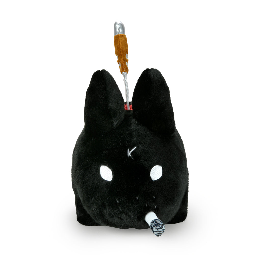 Black edition Backstab Smorkin Labbit 14-inch plush toy from Labbit, featuring a soft, detailed plush design of the popular character.