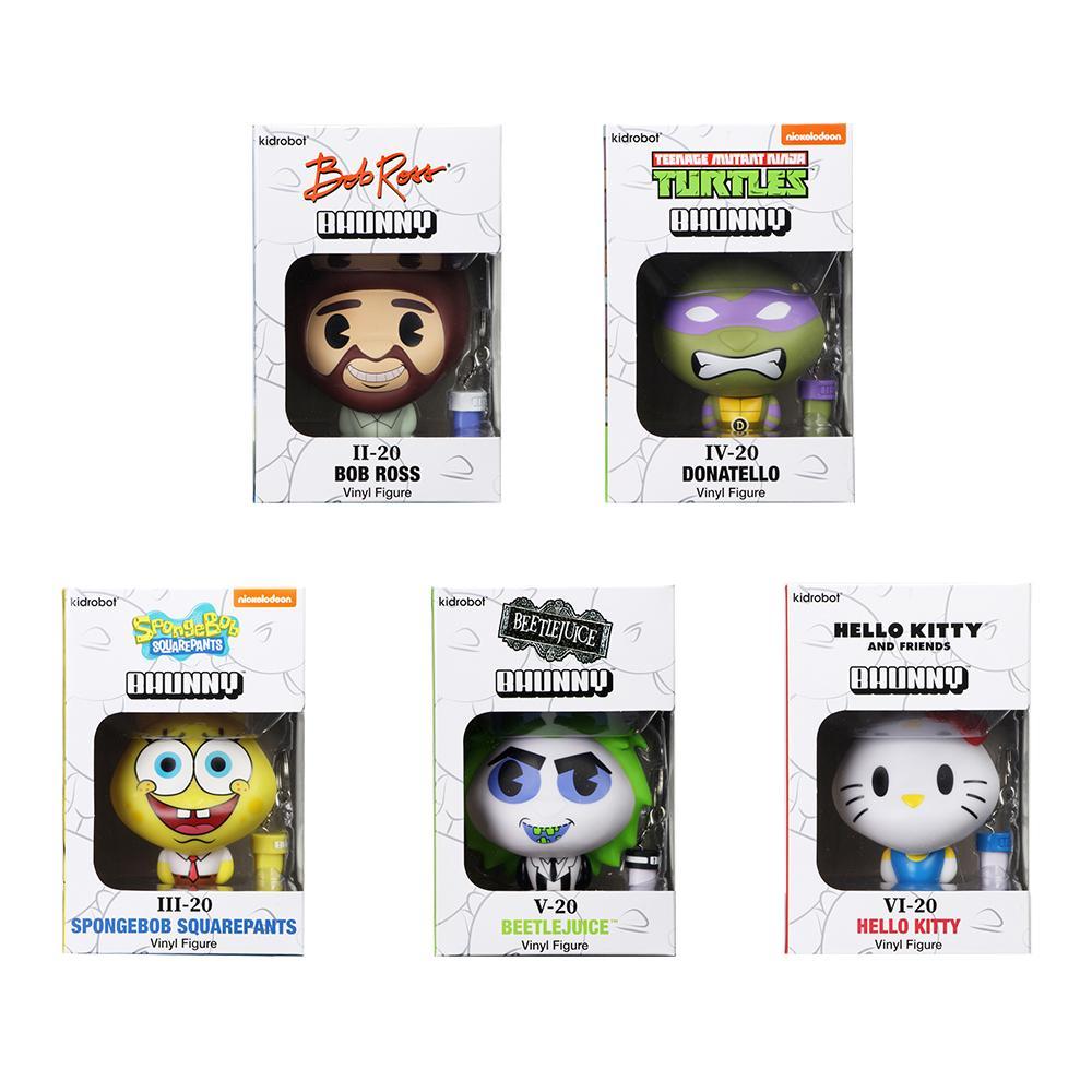 Kidrobot Beetlejuice BHUNNY 4-inch vinyl figure featuring Beetlejuice character with detailed design and vibrant colors.