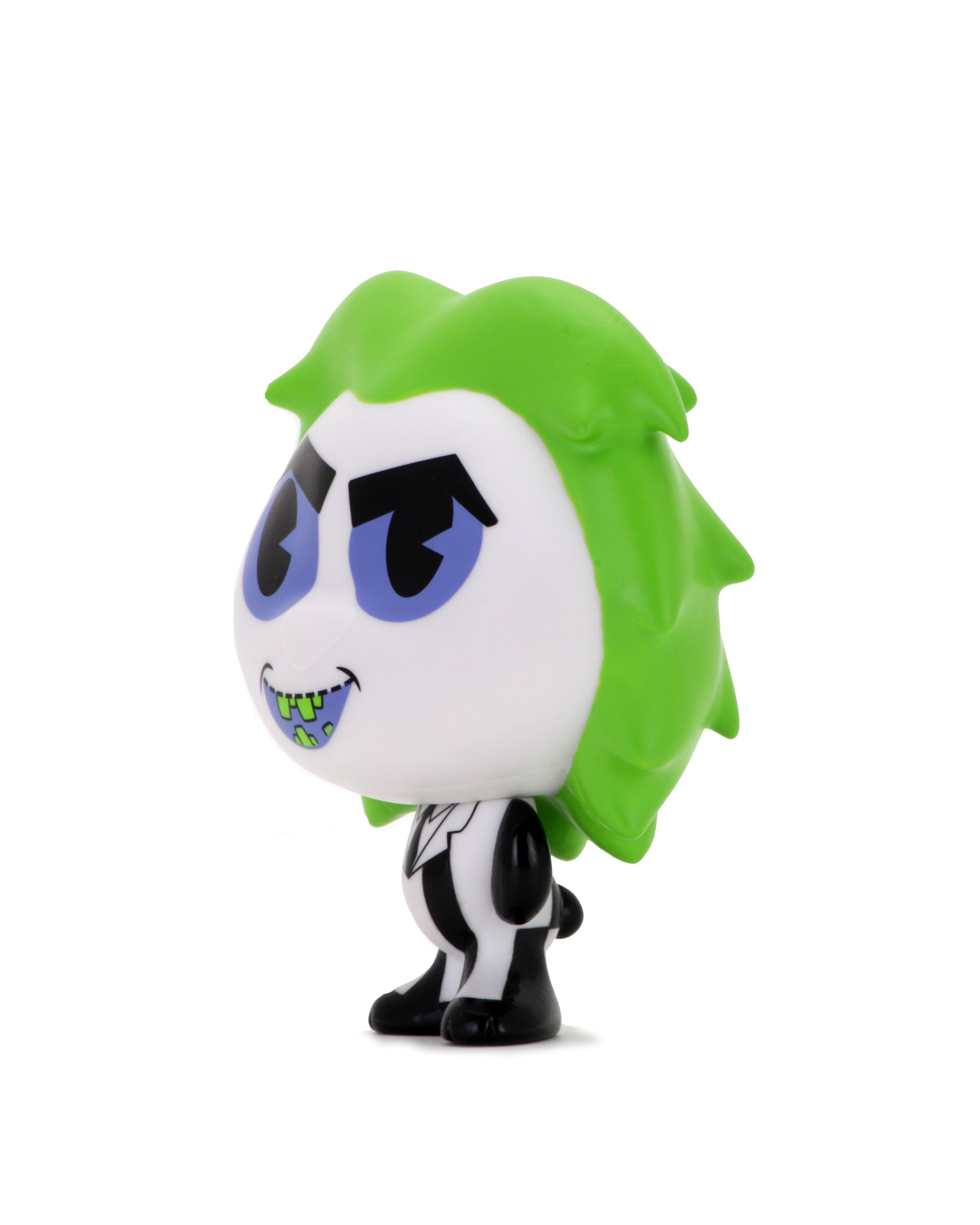 Kidrobot Beetlejuice BHUNNY 4-inch vinyl figure, featuring Beetlejuice character in a stylized vinyl design.