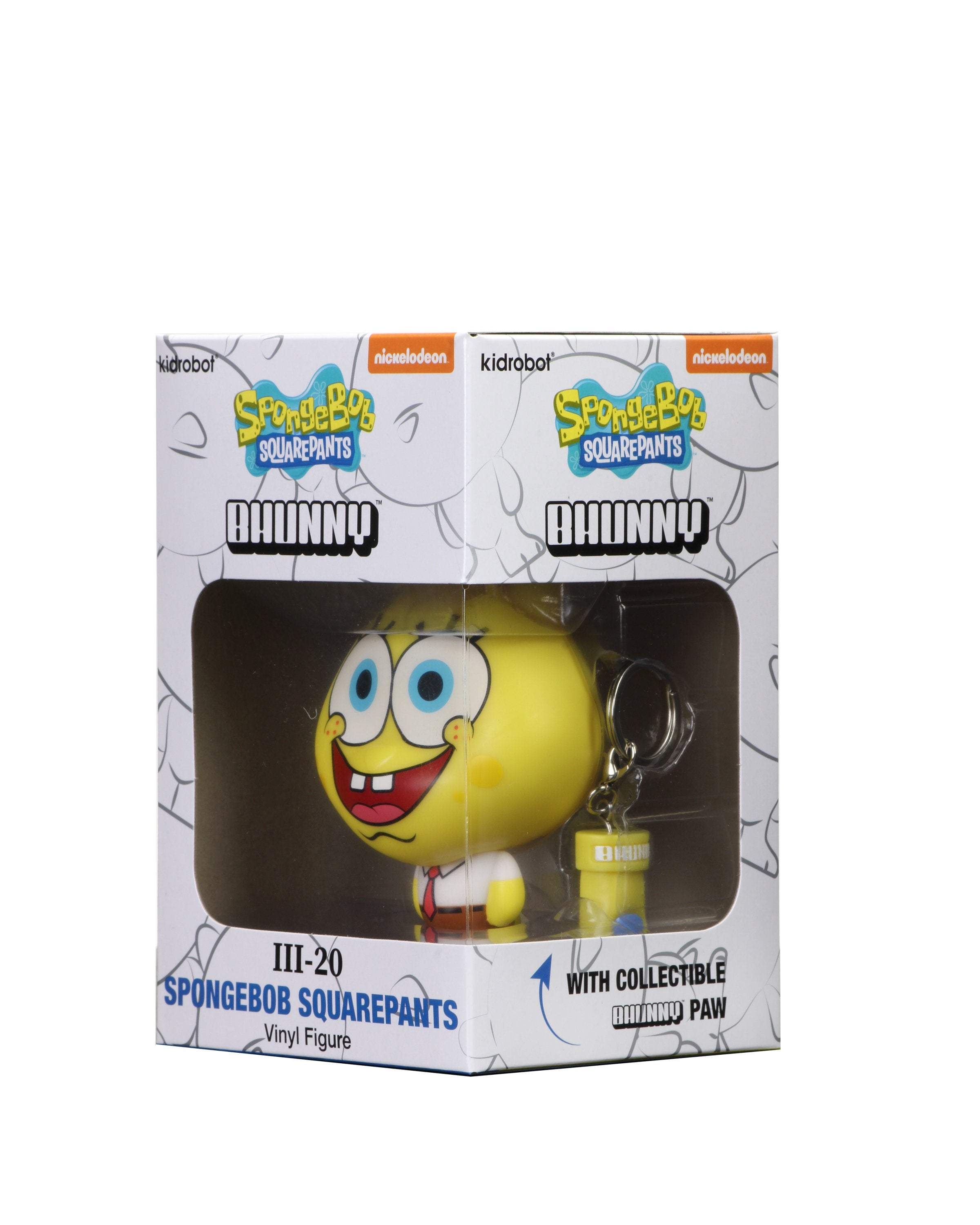 Spongebob Squarepants BHUNNY 4" Vinyl Figure (III-20) - Kidrobot - Designer Art Toys