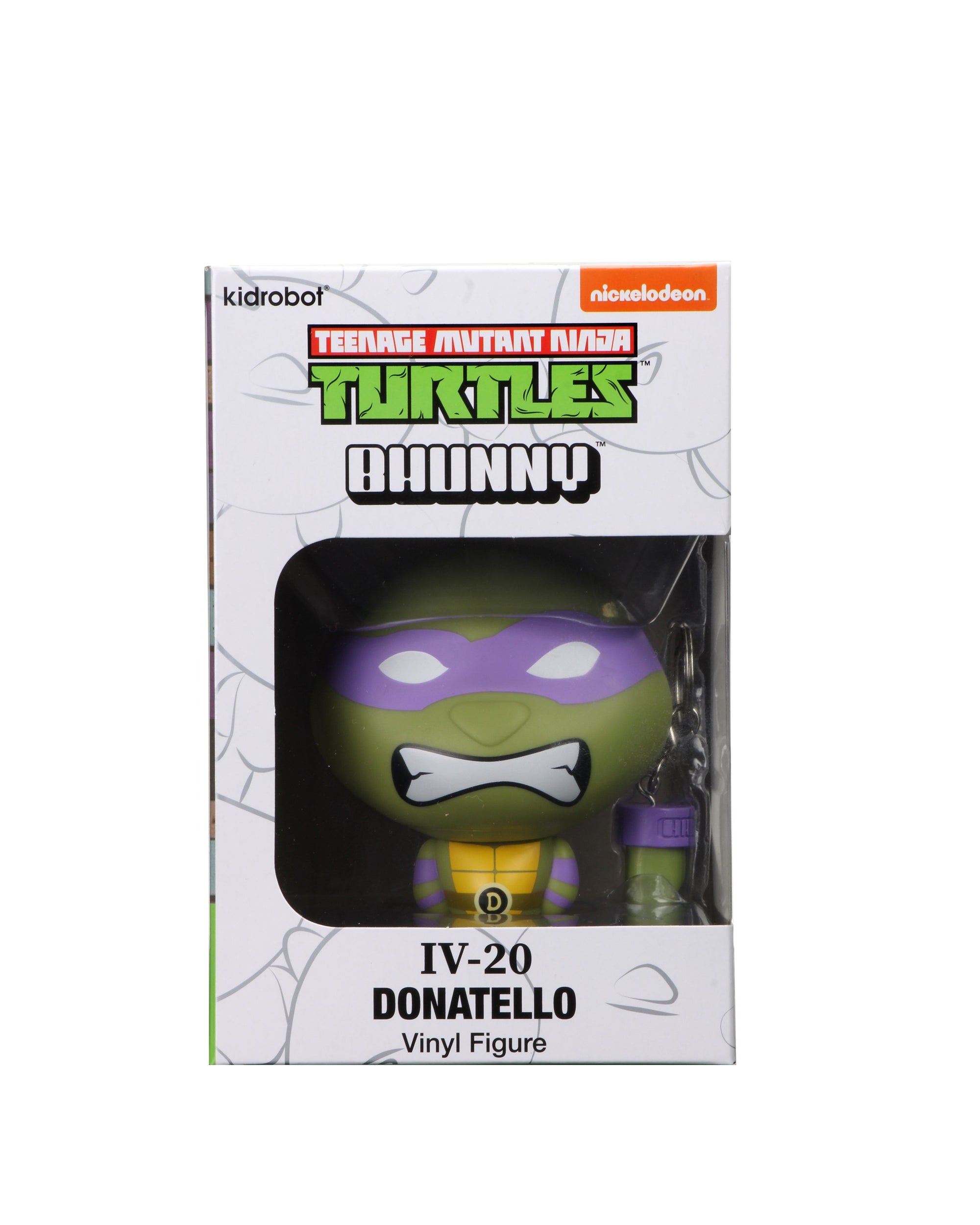 TMNT Donatello BHUNNY 4" Vinyl Figure (IV-20) - Kidrobot - Designer Art Toys