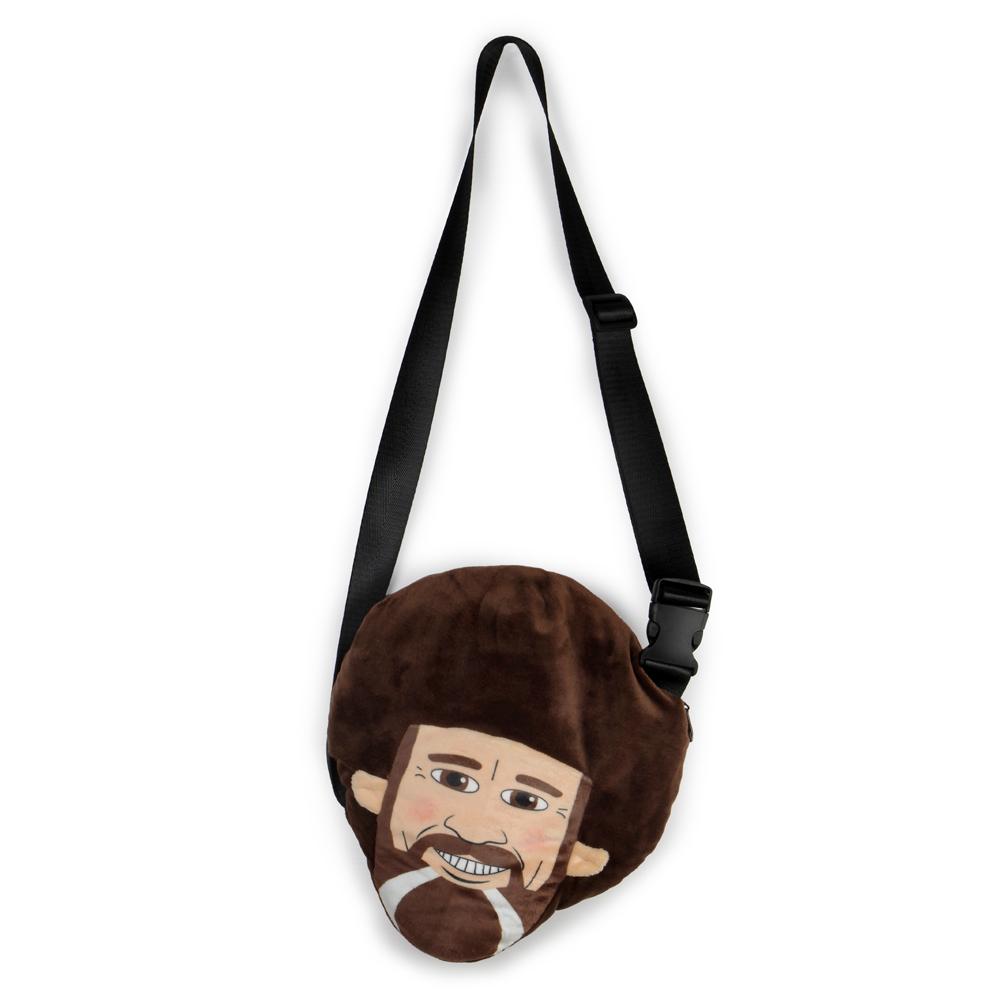 Bob Ross Plush Phunny Pack featuring soft, detailed plush toys inspired by the famous painter and artist.