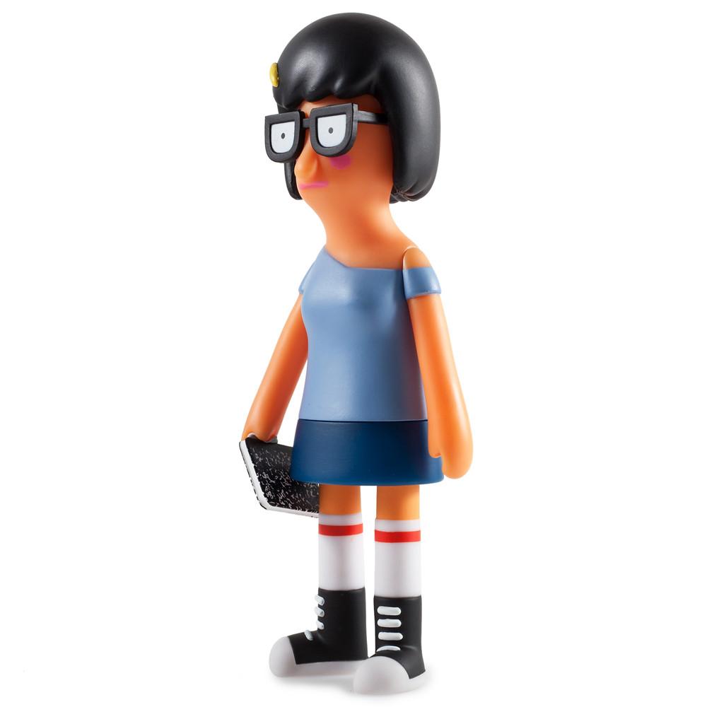 Vinyl figure of Tina Belcher from Bob's Burgers, 7-inch Bad Tina art collectible with detailed design and vibrant colors.
