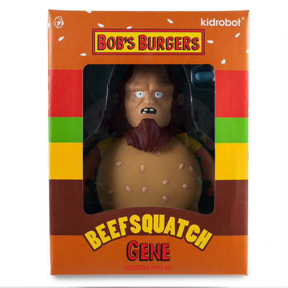 Bob's Burgers Beefsquatch vinyl art figure by Kidrobot, 7-inch collectible character with detailed design and bold colors.