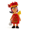 Bob's Burgers Louise Dragon art figure featuring Louise with girl tattoo, 3-inch vinyl collectible toy.