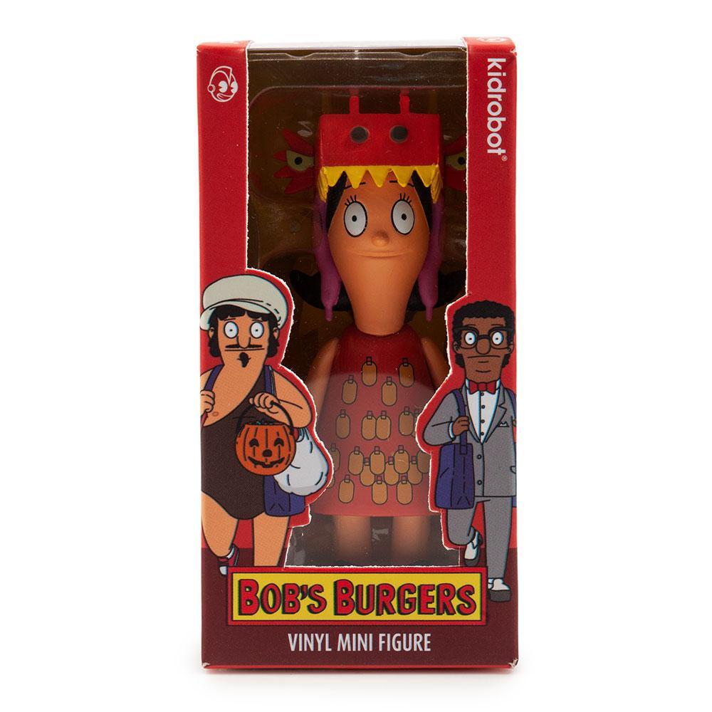 Bob's Burgers Louise Dragon art figure featuring her with a girl tattoo, 3-inch vinyl collectible with detailed design.
