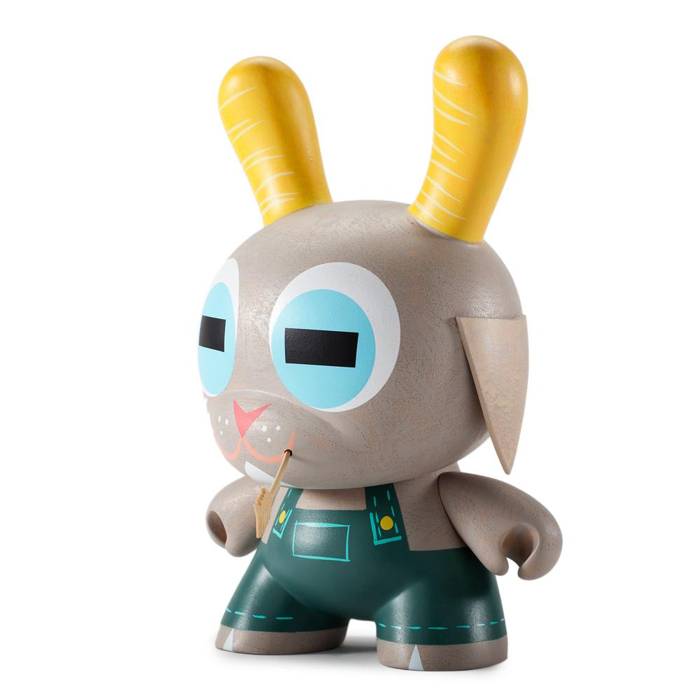 8-inch Buck Wethers Dunny vinyl figure by Amanda Visell, featuring a detailed, whimsical design with vibrant colors and intricate details.