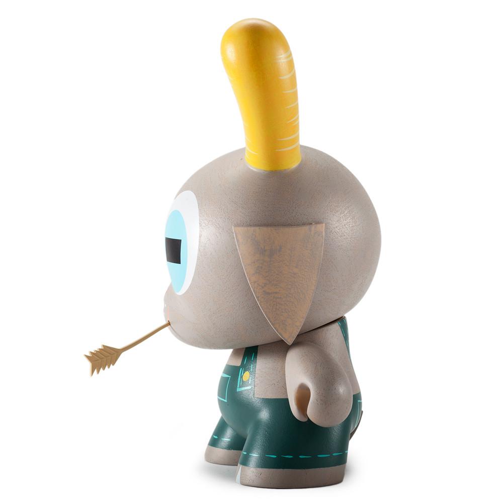 8-inch Buck Wethers Dunny vinyl figure by Amanda Visell, featuring a whimsical, detailed design with vibrant colors.