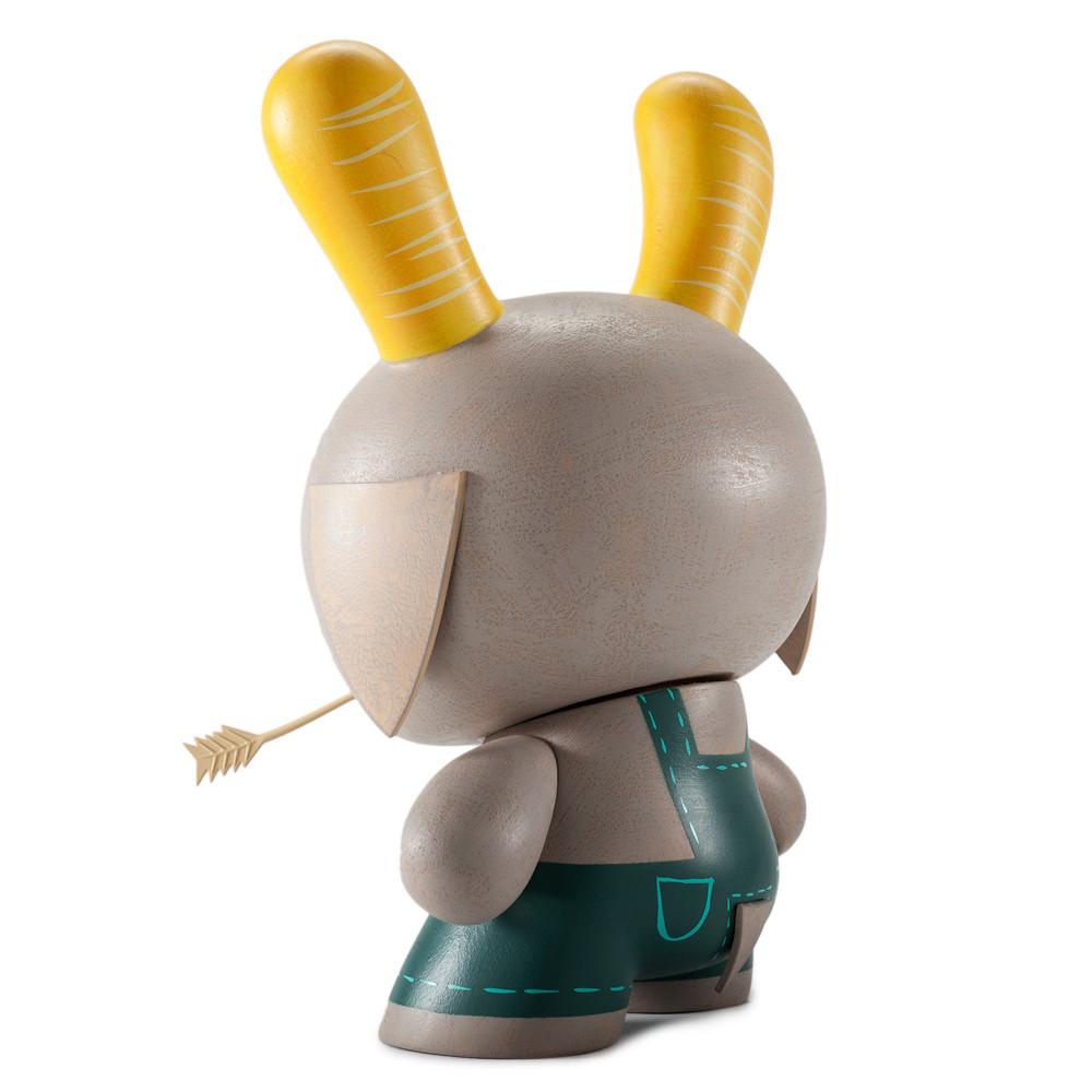 8-inch Buck Wethers Dunny vinyl figure by Amanda Visell, featuring a whimsical, stylized character with detailed design.