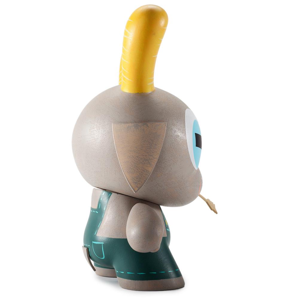 8-inch Buck Wethers Dunny vinyl figure by Amanda Visell, featuring a whimsical character with detailed design and vibrant colors.